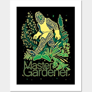 Bigfoot Gardener Posters and Art